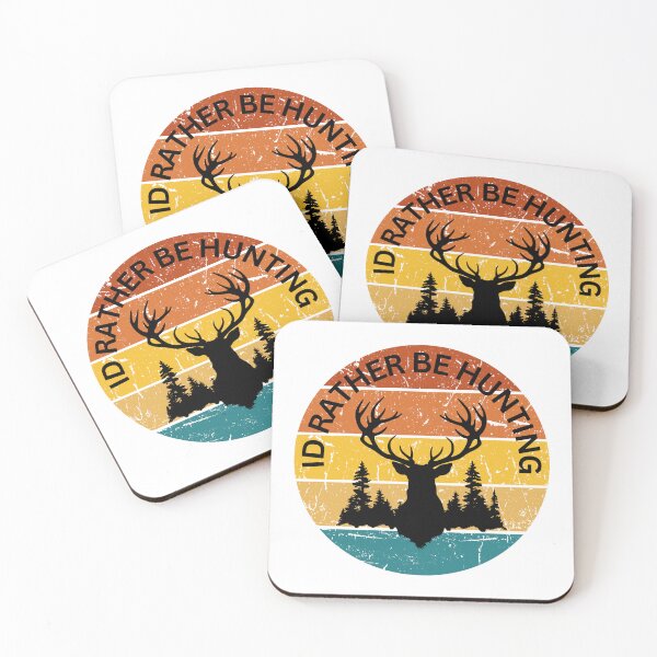 Item preview, Retro I'd Rather Be Hunting Deer Hunter  designed and sold by Michigan Creative.