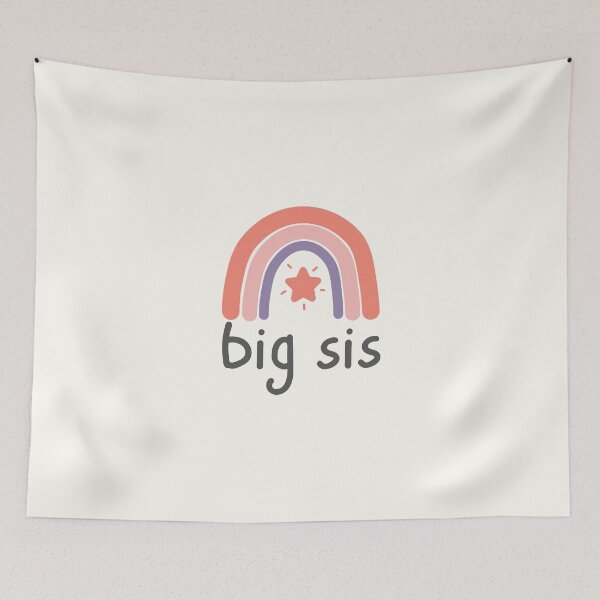 Item preview, Big Sis - Cute Rainbow - Gift For Your Big Sister designed and sold by patternjp.