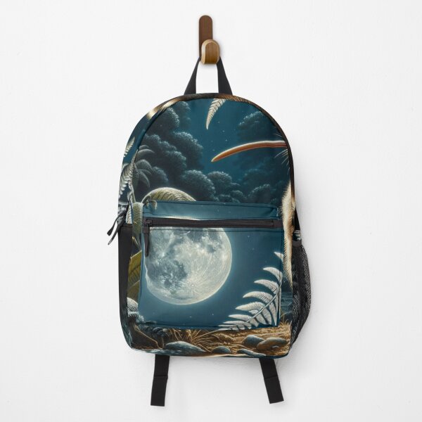 Item preview, Kiwi Bird under Silver Fern by Moonlight designed and sold by Traci Coxhead.