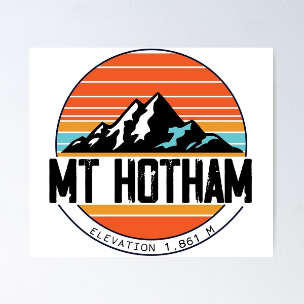 Item preview, Vintage Hotham Vistas: Retro Mountain vibes designed and sold by rillak.