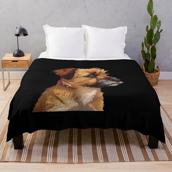 Item preview, Pixel Border Terrier designed and sold by CUTEDOGGIEZ.
