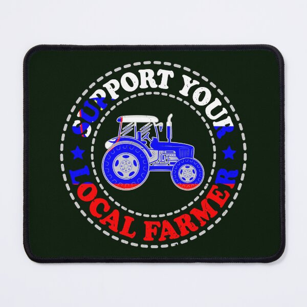 Item preview, Support Your Local Farmers, SI, Slovenia, Ljubljana, Tractor designed and sold by Cerulean-Shop.