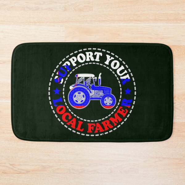 Item preview, Support Your Local Farmers, SI, Slovenia, Ljubljana, Tractor designed and sold by Cerulean-Shop.