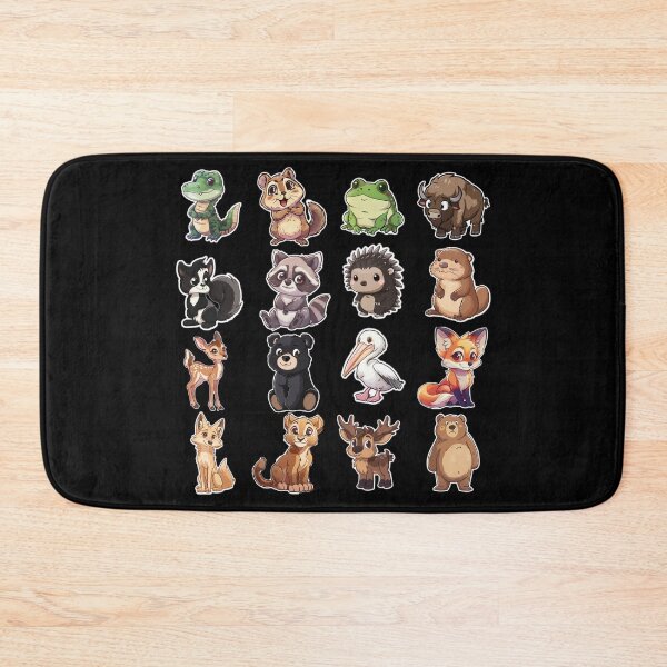 Item preview, US Animals Kawaii Inspired Art and Stickers designed and sold by CDC40.