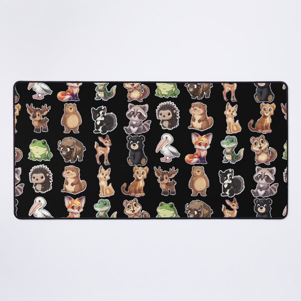 Item preview, US Animals Kawaii Inspired Art and Stickers designed and sold by CDC40.