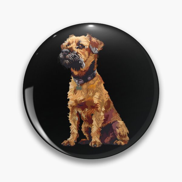 Item preview, 16-bit Border Terrier designed and sold by CUTEDOGGIEZ.