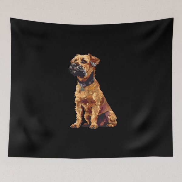 Item preview, 16-bit Border Terrier designed and sold by CUTEDOGGIEZ.
