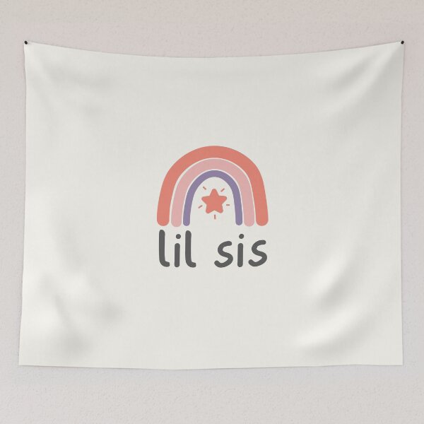 Item preview, Lil Sis - Cute Rainbow- Gift For Your Little Sister designed and sold by patternjp.