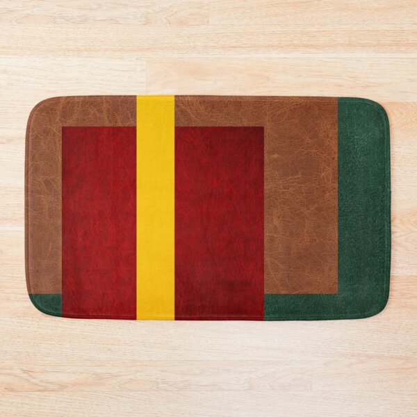 Item preview, ART leather collage with yellow designed and sold by NinaFlorence.
