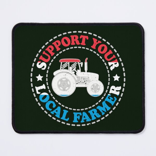 Item preview, Support Your Local Farmer, LU, Luxembourg, Tractor designed and sold by Cerulean-Shop.
