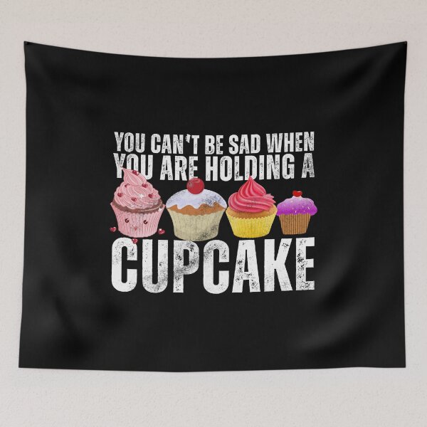 Item preview, You can't be sad when you are holding a Cupcake designed and sold by HorizonDesignz.