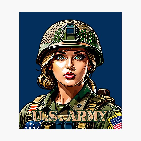 Aperçu de l'œuvre U.S. Army Soldier créée et vendue par TheArtOfPat.
