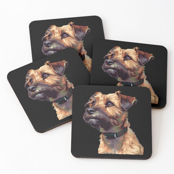 Item preview, Pixel Portrait Border Terrier designed and sold by CUTEDOGGIEZ.
