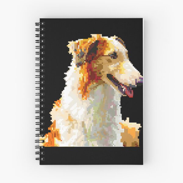 Aperçu de l'œuvre Pixel Borzoi créée et vendue par CUTEDOGGIEZ.