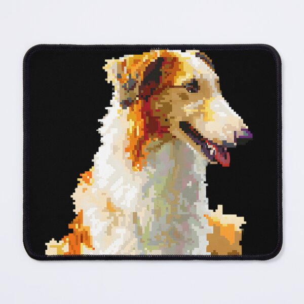 Aperçu de l'œuvre Pixel Borzoi créée et vendue par CUTEDOGGIEZ.