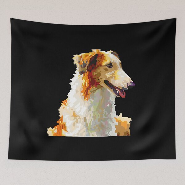 Item preview, Pixel Borzoi designed and sold by CUTEDOGGIEZ.