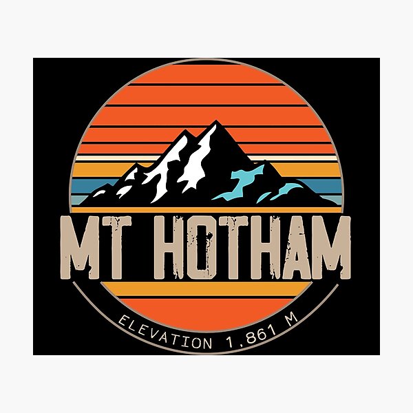 Item preview, Mt Hotham Vintage Vistas: Retro Mountain vibes designed and sold by rillak.