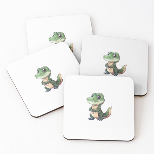 Item preview, American Alligator Kawaii US Animal Inspired Art and Stickers designed and sold by CDC40.