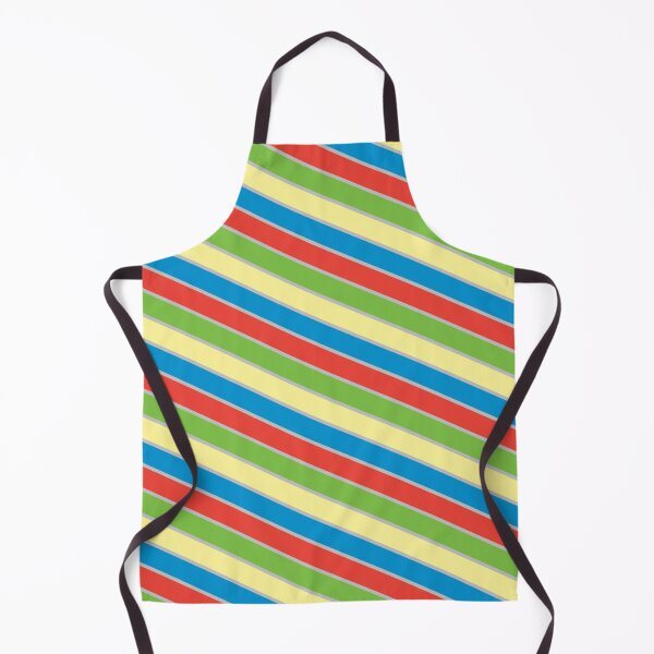 Item preview, Multicolor Bright Diagonal Thick Stripe Lines Boundless Decor designed and sold by Alchemy-A-La-G.
