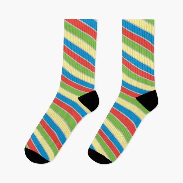 Item preview, Multicolor Bright Diagonal Thick Stripe Lines Boundless Decor designed and sold by Alchemy-A-La-G.