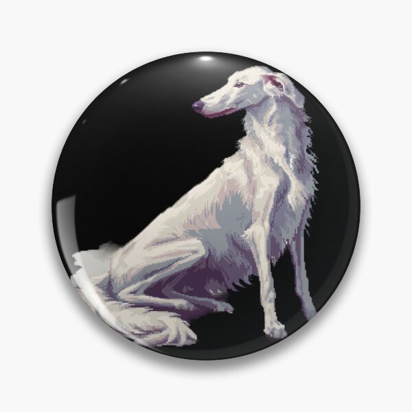 Item preview, Borzoi De 16 Bits designed and sold by CUTEDOGGIEZ.