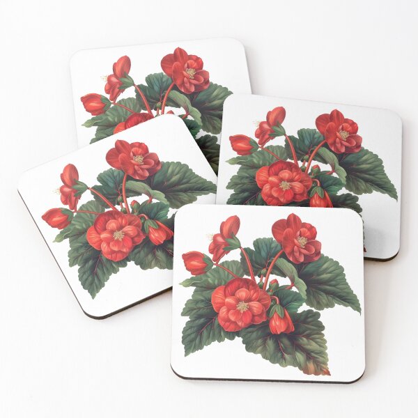 Item preview, Houseplant Red Begonia Care designed and sold by Artcurrents.