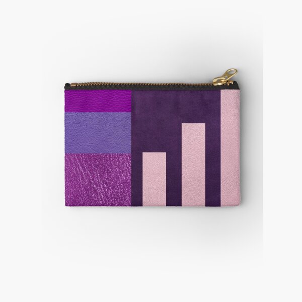 Item preview, ART leather collage in purple designed and sold by NinaFlorence.