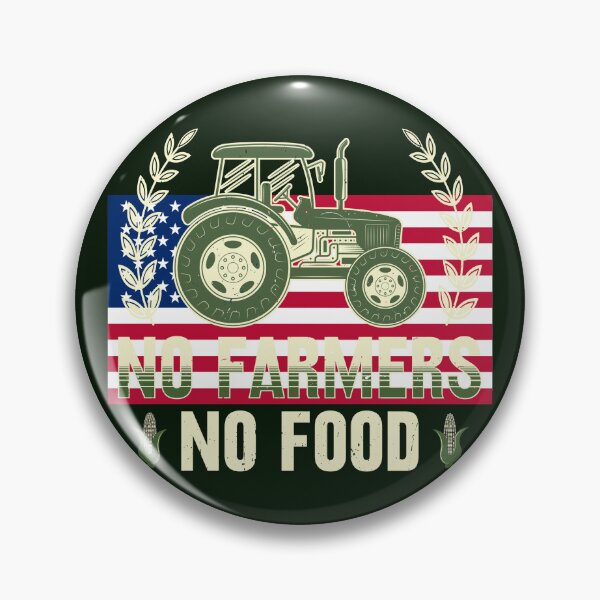 Item preview, No Farmers No Food, Corn, Grain, Tractor, USA, America designed and sold by Cerulean-Shop.