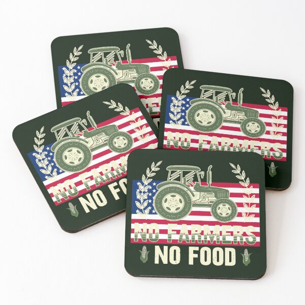 Item preview, No Farmers No Food, Corn, Grain, Tractor, USA, America designed and sold by Cerulean-Shop.