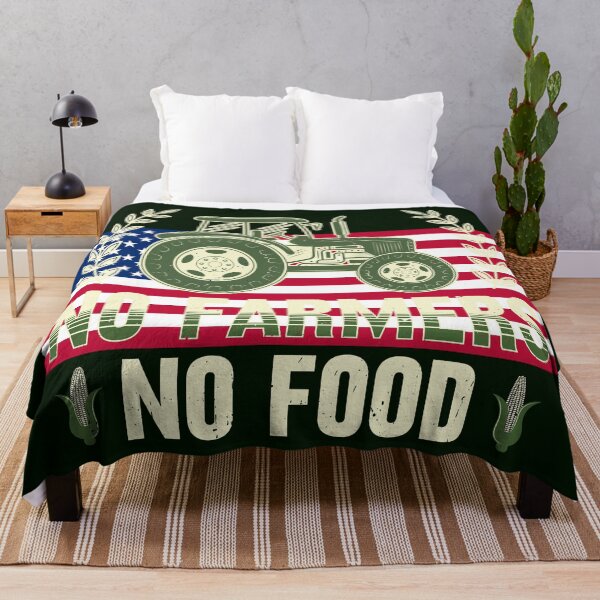 Item preview, No Farmers No Food, Corn, Grain, Tractor, USA, America designed and sold by Cerulean-Shop.