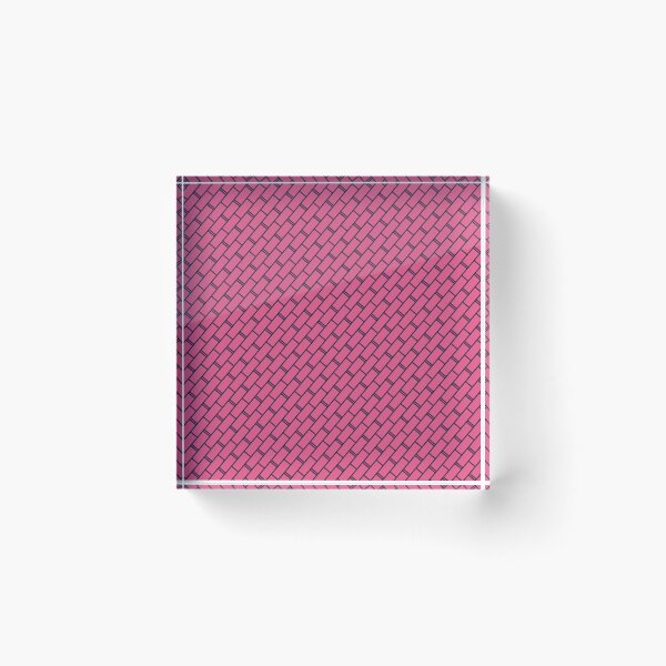 Item preview, Pink & Black Brick Wall Repeating Continuous Limitless Seams designed and sold by Alchemy-A-La-G.
