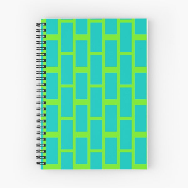 Item preview, Teal & Black Brick Wall Repeating Continuous Limitless Seams designed and sold by Alchemy-A-La-G.