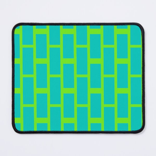 Item preview, Teal & Black Brick Wall Repeating Continuous Limitless Seams designed and sold by Alchemy-A-La-G.