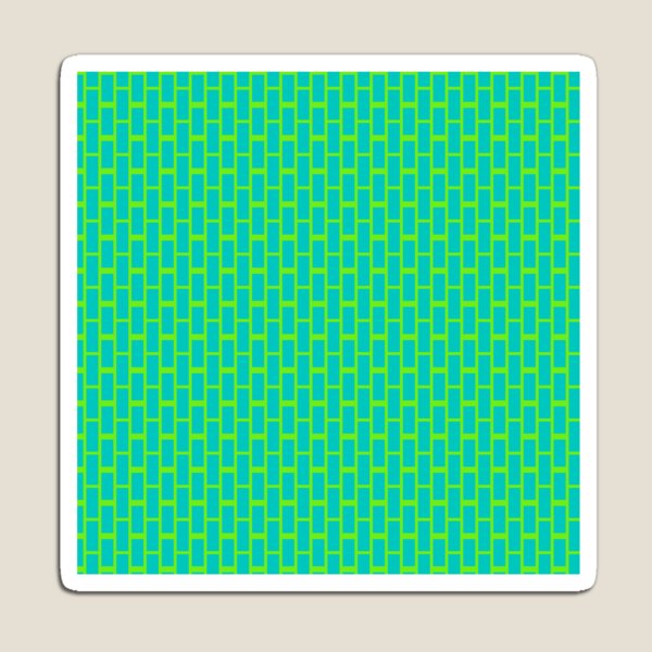 Item preview, Teal & Black Brick Wall Repeating Continuous Limitless Seams designed and sold by Alchemy-A-La-G.