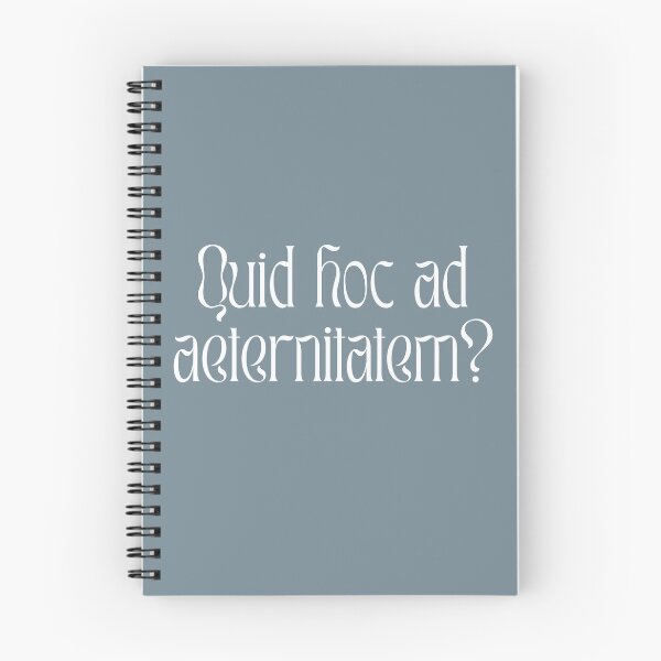 Item preview, Quid Hoc Ad Aeternitatem? (What does this mean in light of eternity?) designed and sold by SeraphimPS.