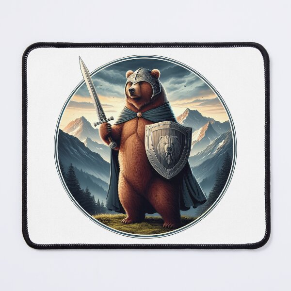 Item preview, MEDIEVAL BEAR - WHITE designed and sold by Marlon Oseguera.
