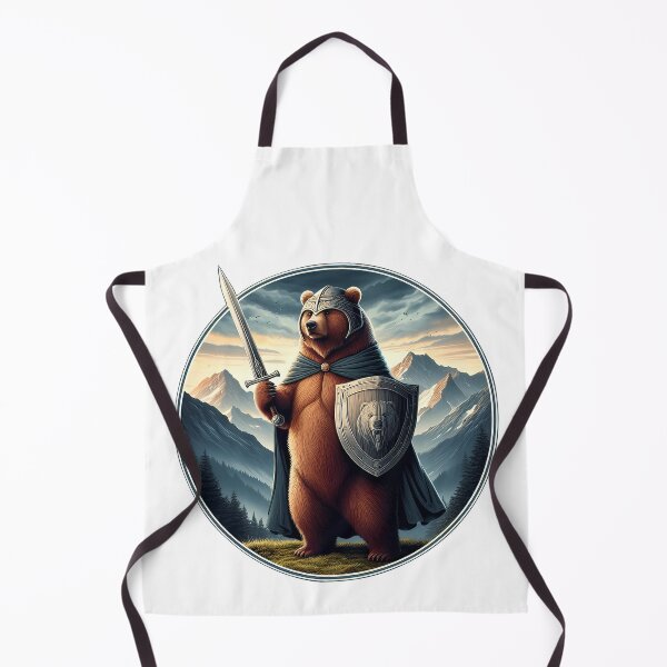 Item preview, MEDIEVAL BEAR - WHITE designed and sold by Marlon Oseguera.