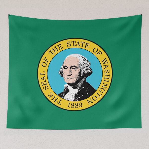 Item preview, Washington State Flag designed and sold by FlagsandSymbols.