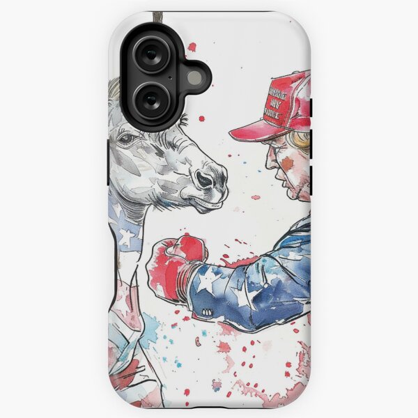 Item preview, Donald Trump Boxing a Demo-Donkey designed and sold by MAGA-Goods.