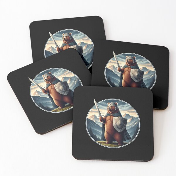 Item preview, MEDIEVAL BEAR - BLACK designed and sold by Marlon Oseguera.