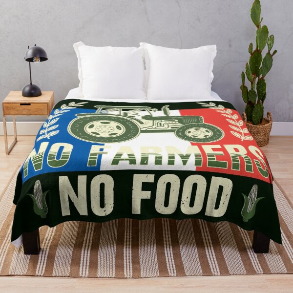 Item preview, No Farmers No Food, FR, Corn, Grain, Tractor, France, Paris designed and sold by Cerulean-Shop.