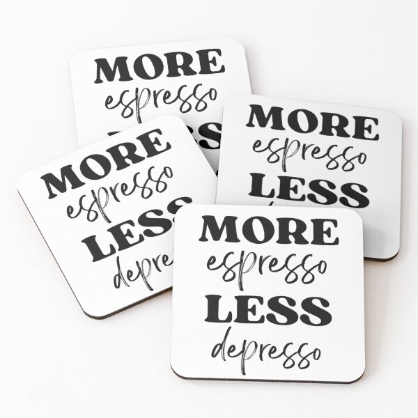 Item preview, More espresso, less depresso designed and sold by Fun Passion.