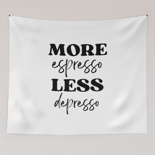Item preview, More espresso, less depresso designed and sold by Fun Passion.