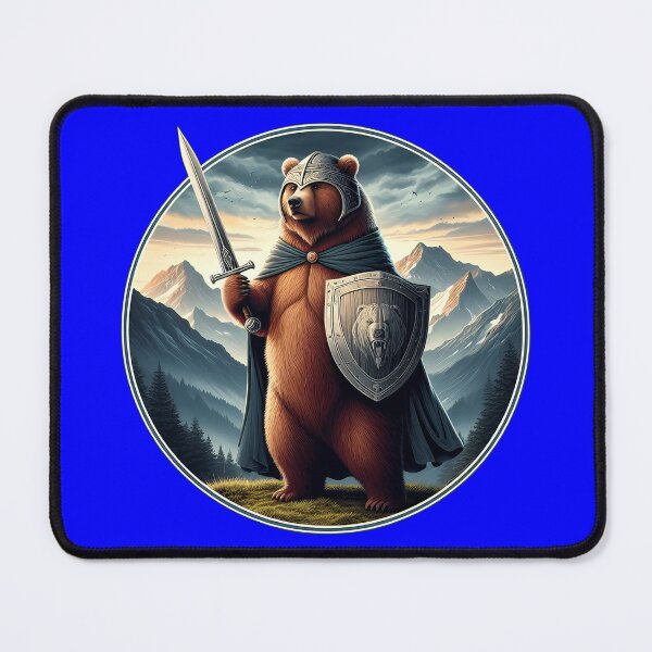 Item preview, MEDIEVAL BEAR - #0000FF designed and sold by Marlon Oseguera.