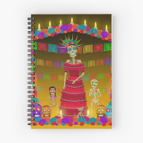 Item preview, Yellow Ómbre Day of the Dead designed and sold by Cynthia De La Torre.