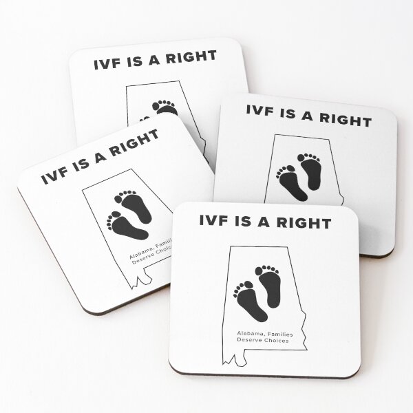 Item preview, IVF Is a Right: State of Alabama and Baby Footprints designed and sold by sweetbelle.