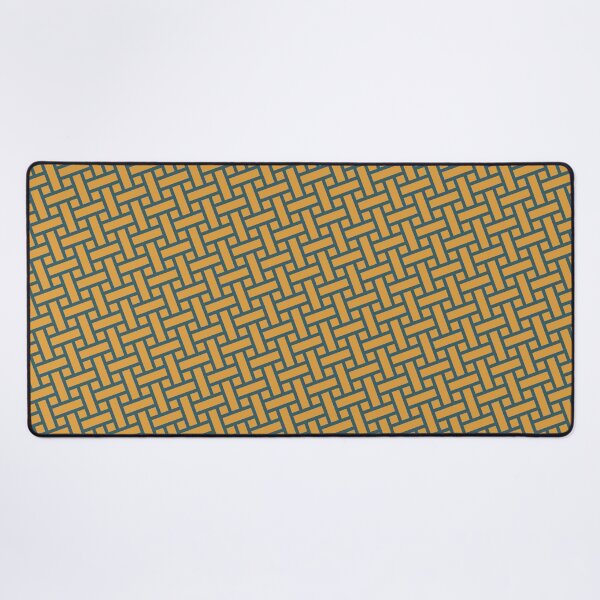 Item preview, Blue & Gold Woven Stripe Line Weave Limitless Seams designed and sold by Alchemy-A-La-G.
