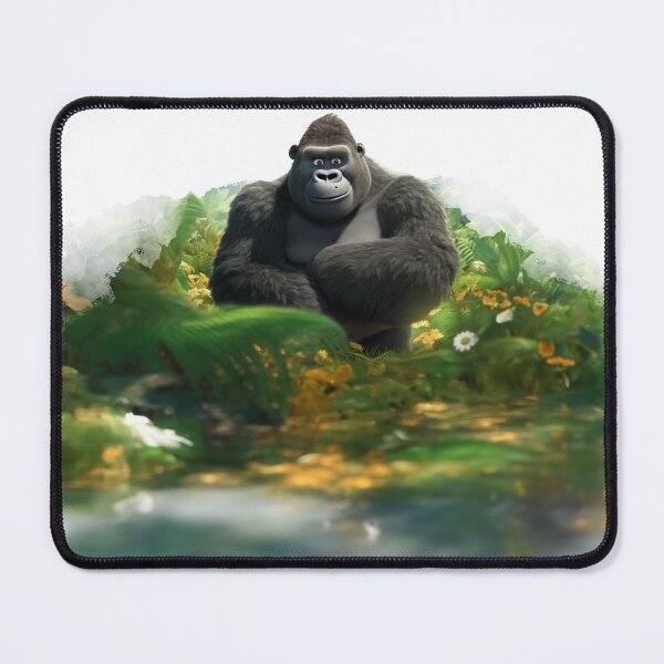 Item preview, Smiling Gorilla designed and sold by BeFunnyBeHappy.