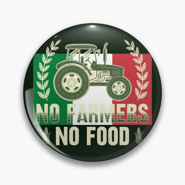 Item preview, No Farmers No Food, IT, Corn, Grain, Tractor, Italy, Roma designed and sold by Cerulean-Shop.