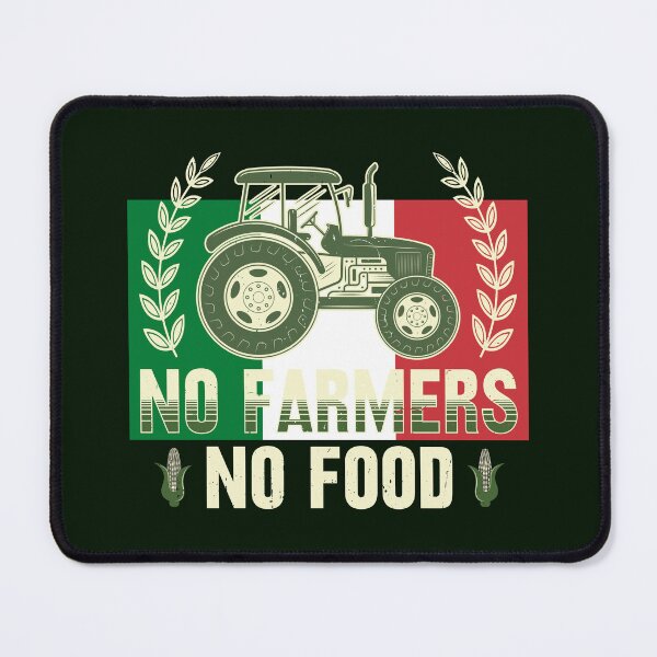 Item preview, No Farmers No Food, IT, Corn, Grain, Tractor, Italy, Roma designed and sold by Cerulean-Shop.